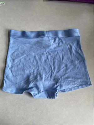 Women's Victoria's Secret PINK Boxer Briefs XS Blue Hot Dog Print thumbnail 2