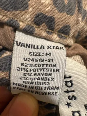 Cheetah Print Jeans Multiple Size M thumbnail 3