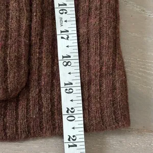 Vtg Newton Trading Co 100% Shetland Wool Sweater Jacket Sz‎ L Brown Cottagecore thumbnail 6