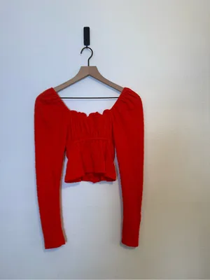 Free People‎ Ladybug Long Sleeve Crop Top thumbnail 6