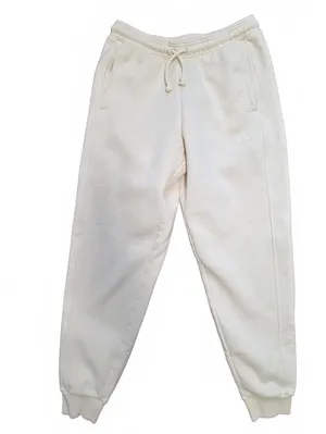 Adidas Womens Loose Fit Jogger Sweatpants Cream White Size Medium Active Workout thumbnail 6