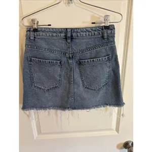 We The Free by Free People women's size 24 Zip It Up mini denim skirt blue denim thumbnail 3