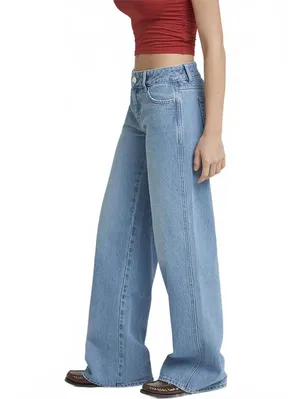 Pacsun Casey Low Rise Baggy Jeans Dark Indigo NWT Suni Size 33 thumbnail 3
