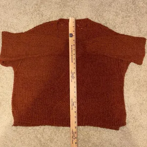 Free People Coco‎ V-Neck twist front textured sweater terracotta size XS/S thumbnail 9