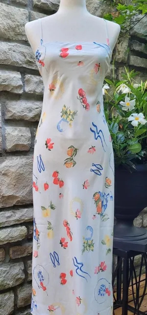 Abercrombie & Fitch pattern maxi Dress - xsmall petite NWT thumbnail 1