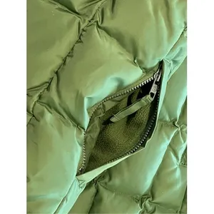 Gap‎ Vintage Down Puffer Zipper Winter Washable Vest Green MEDIUM Outdoor thumbnail 13