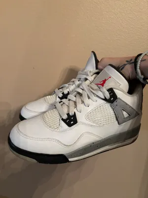 Air Jordan 4 Retro OG BG 'White Cement' 2016 thumbnail 6