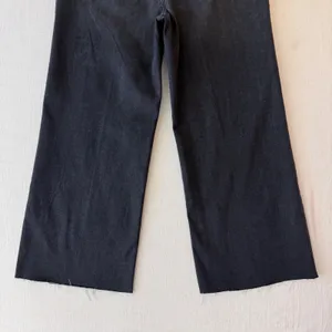 Joe's Jeans Persephone Wide Leg Ankle Jeans 31 Black Raw Hem 90s Minimalist thumbnail 8