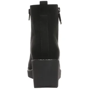 NEW Style & Co. Womens Sayylor Wedge Booties 10019630400 Black Microsuede 7.5M thumbnail 3
