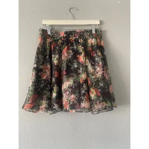 Alice + Olivia Flora Silk Smocked Mini Skirt thumbnail 5