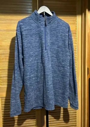 Stillwater Supply Co. Men's Blue XL Fleece 1/4 Zip Mock Neck Pullover thumbnail 1