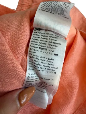 NAKD Orange Peach Cotton Blend Shorts Size 36 / US 6 thumbnail 7