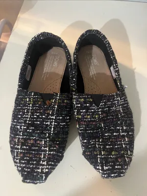 Tom’s Women’s Tweed Grandpacore Slip On Shoes Size 6.5 Preppy thumbnail 3