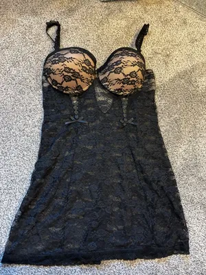 Adore Me Lace Slip Dress thumbnail 1