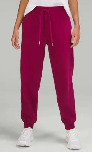 Lululemon Scuba Relaxed-Fit High-Rise‎ Jogger Pomegranate Womens 6 Drawstring thumbnail 1