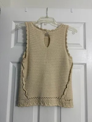 Miami Tan Knitted Tank  thumbnail 2