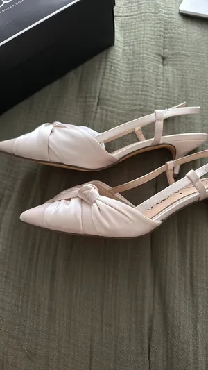 Nina Satin Slingback Heels thumbnail 3