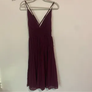 NWT Lulus Love Me To The Moon Pleated Mini Dress size XS thumbnail 3