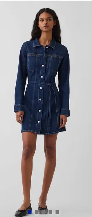 Gap denim dress thumbnail 1