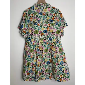 Ro's Garden Vibeka Ruffle Mini Dress Womens Medium thumbnail 4