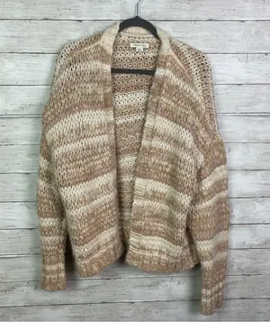 American Eagle Striped Cardigan Size Large thumbnail 1