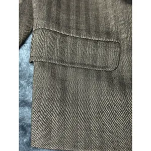 Gianni Bini Herringbone Wool Blend Cropped Jacket - Size M thumbnail 8