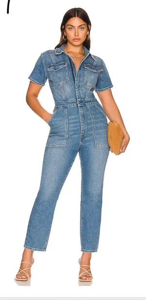 Good American Denim Jumpsuit thumbnail 3