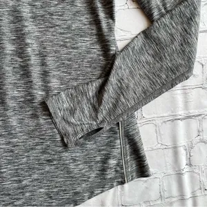 Z By Zella Hoodie Shirt Womens Medium Gray Reflective Running Outdoor 1/4 Zip thumbnail 12