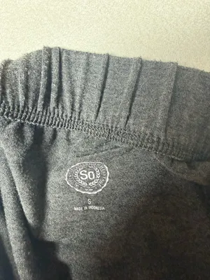 Heritage Charcoal Gray Elastic Waist Skirt with White Logo thumbnail 5