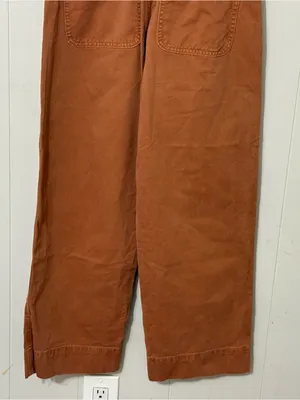 Abercrombie & Fitch Utility Overalls Brown Wide Leg Size S thumbnail 12