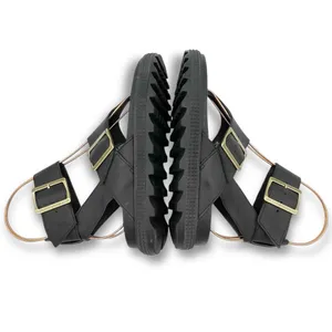 Sorel Roaming T-Strap Buckle Sandals Size 5.5 Black Leather Strappy Rugged Sole thumbnail 12