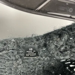 Anthropologie Knitted & Knotted Black Knit Sequin Sunstitch 3/4 Sleeve‎ Sweater thumbnail 4