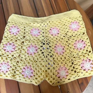 White Fox Be my Baby crochet shorts thumbnail 2