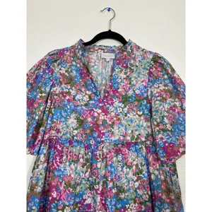 Sugarlips Women’s Floral Shift Dress With Split Neck Size XS thumbnail 14