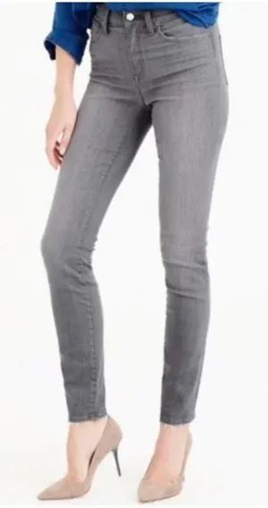 J. Crew Lookout High Rise Skinny Jeans in Grey thumbnail 1