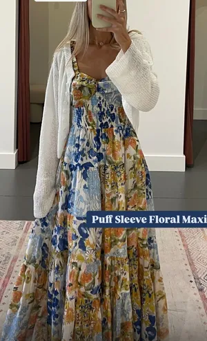 THML Floral Maxi Dress thumbnail 2