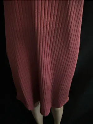 Forever 21+ Ribbed Short-Sleeve Midi Dress in Rose Pink 1X thumbnail 8