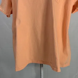 Carhartt Loose Fit Light Orange Peach Workwear Crew neck Pocket Tee Size… thumbnail 3