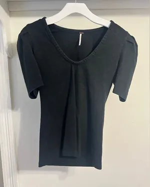Will Not Take Less Free People Puff Sleeve Top thumbnail 1