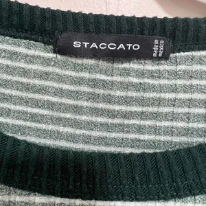 Staccato Green striped long sleeve tee thumbnail 3