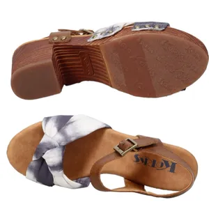Korks Natalia Knot Sandals Size 8 Blue thumbnail 3