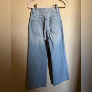 Rollas Sailor High Rise Wide Leg Jean Size 26 Light Blue‎ Wash thumbnail 7