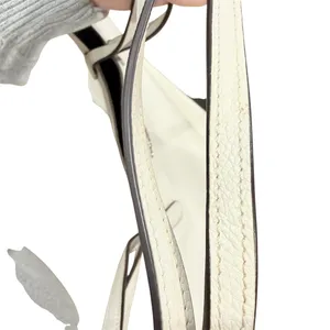 Coach Thea Leather Tote Chalk Pebbled Carryall Purse Everyday Shoulder Bag thumbnail 5