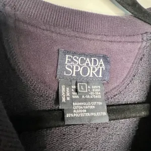 Escada Sport 1/4 Zip Pullover Size Large Blue thumbnail 5