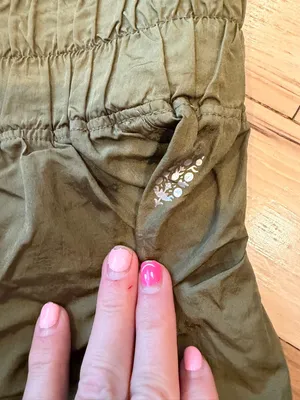 FP Movement by Free People "Way Home" shorts in an olive green color thumbnail 2