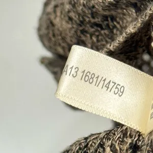 White + Warren Linen Cotton‎ Blend Colorblock Knit V-Neck Sweater Beige Small thumbnail 5