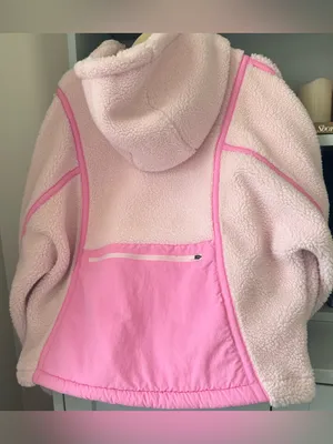 Cotton On BODY Active soft fleece hoodie in cherry dream millennial - small thumbnail 2