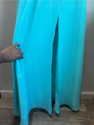 JJs House Mint Green Sleeveless Chiffon Maxi Dress with Side Slit thumbnail 8