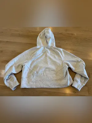 Lululemon Scuba Oversized Half-Zip Hoodie Plush light gray silver medium / Large thumbnail 11