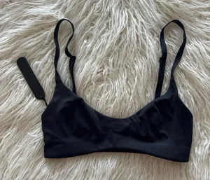 Nike Skims Matte Micro Scoop Bra Obsidian Size XS thumbnail 1